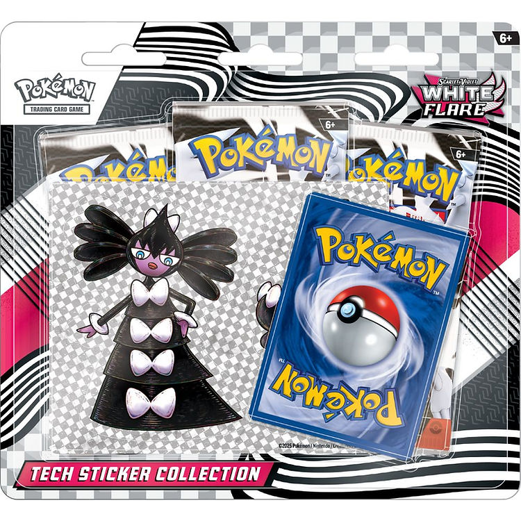 Pokemon Scarlet and Violet: White Flare Tech Sticker Collection Box