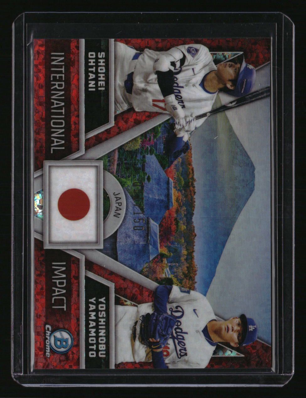 2024 Bowman Chrome Shohei Ohtani / Yoshinobu Yamamoto International Impact /150