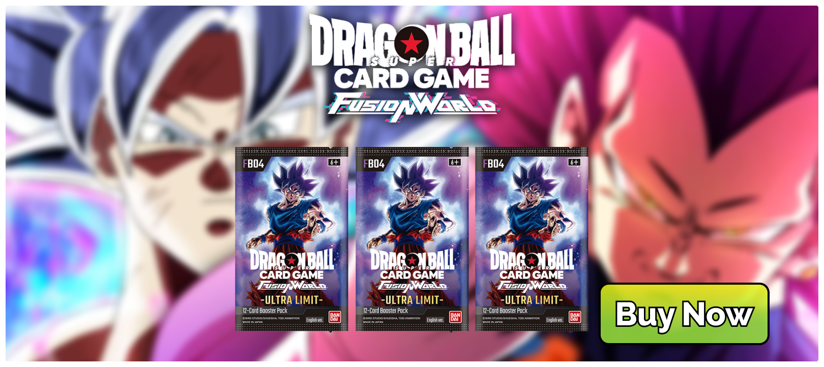 Dragon ball super fusion world ultra limit collection