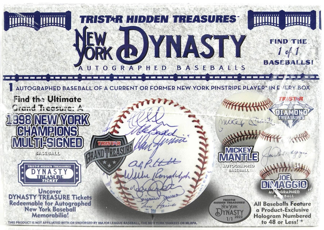 2022 TriStar New York Dynasty Baseball Hobby Box