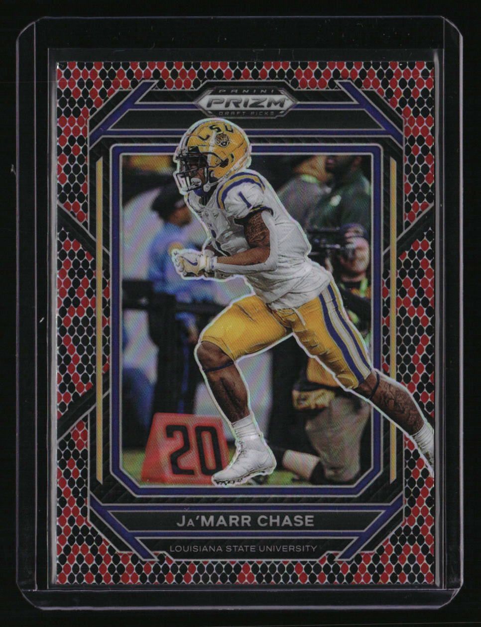 2023 Panini Prizm Draft Picks #46 Ja&#39;Marr Chase Prizms Snakeskin