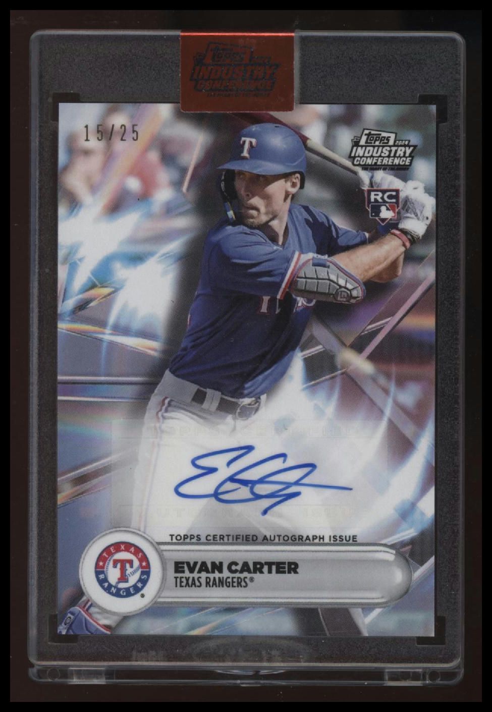 2024 Topps Industry Conference Evan Carter Auto /25