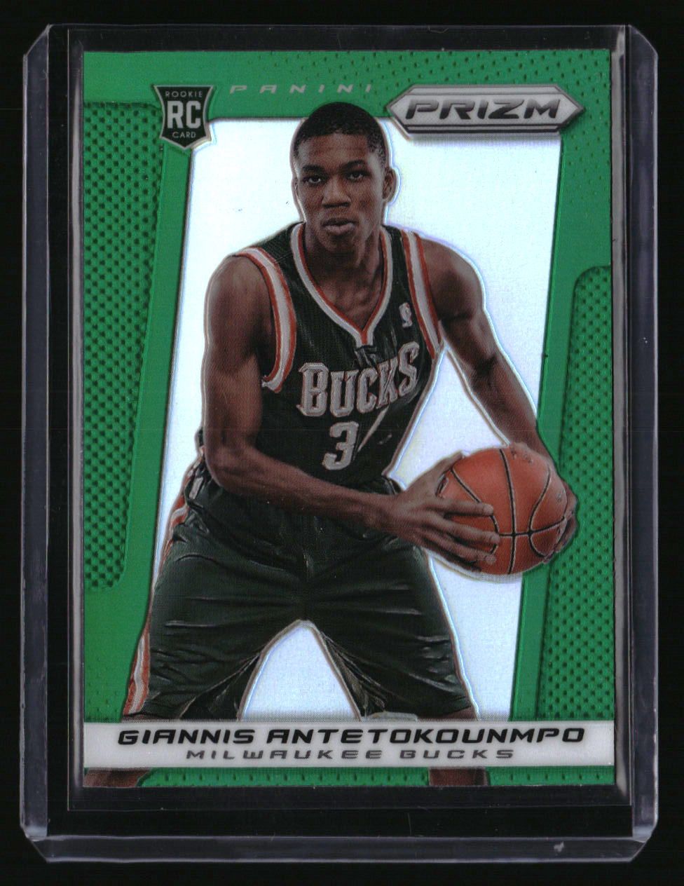 2013-14 Panini Prizm Giannis Antetokounmpo Prizms Green