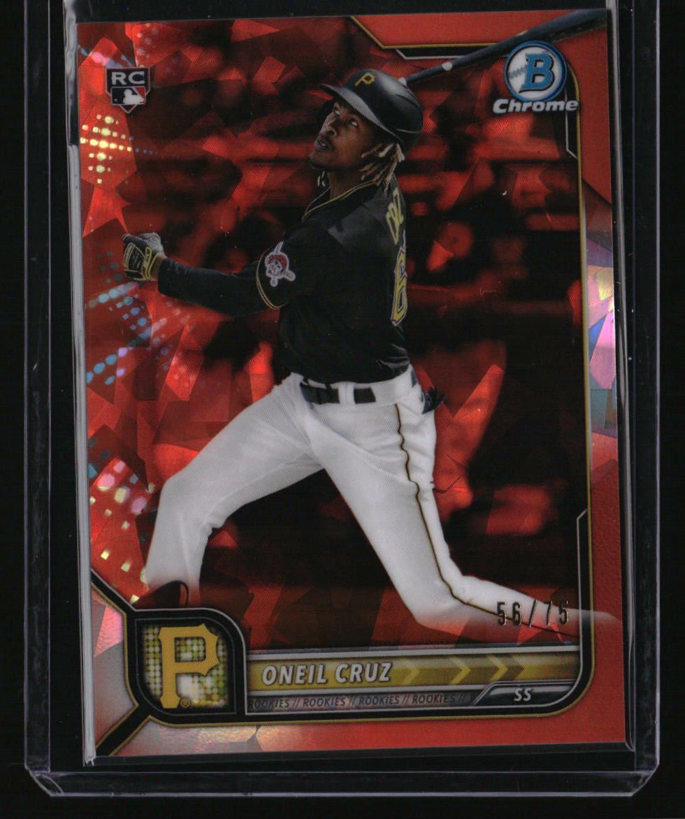 2022 Bowman Chrome Sapphire Edition Oneil Cruz Orange