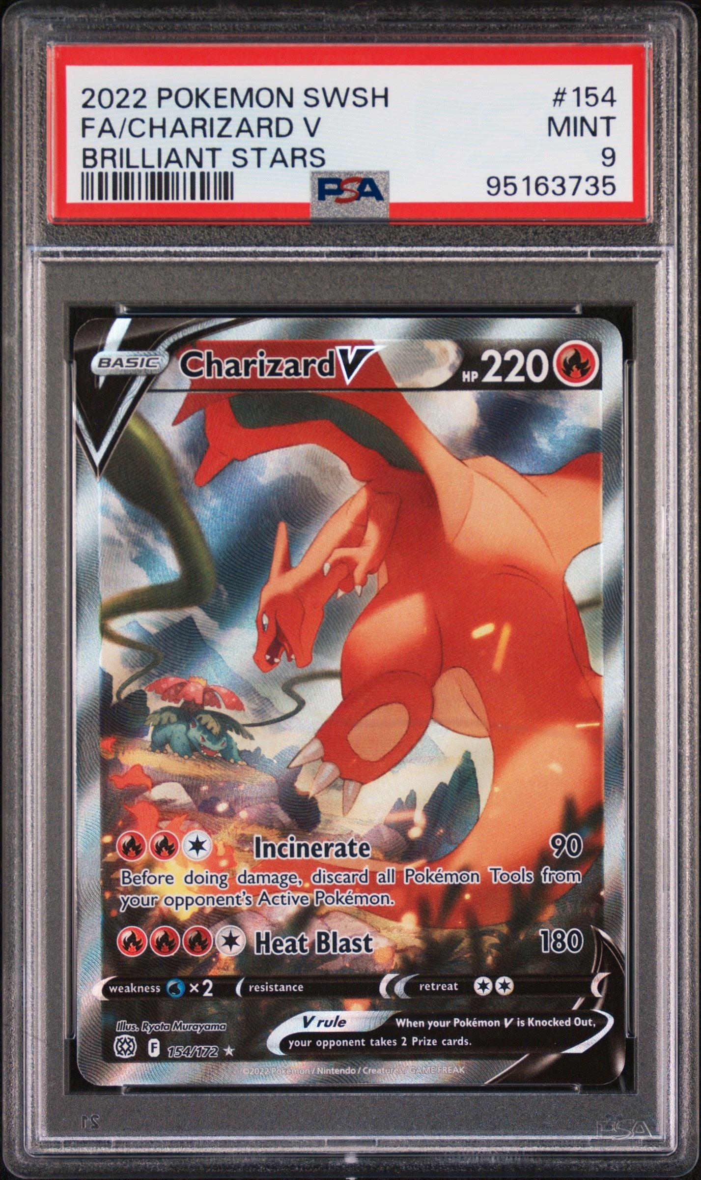 2022 Pokemon Sword & Shield Brilliant Stars Fa/Charizard V Brilliant S 2022 Pokemon Sword & Shield Brilliant Stars Fa/Charizard V Brilliant S