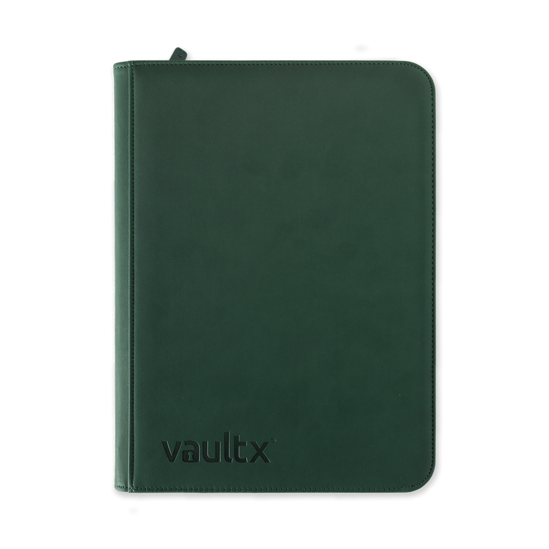 Vault X: ExoTec 9-Pocket Zip Binder (Forest Green)