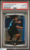 2014 Topps Chrome Aaron Donald Refractor PSA 10
