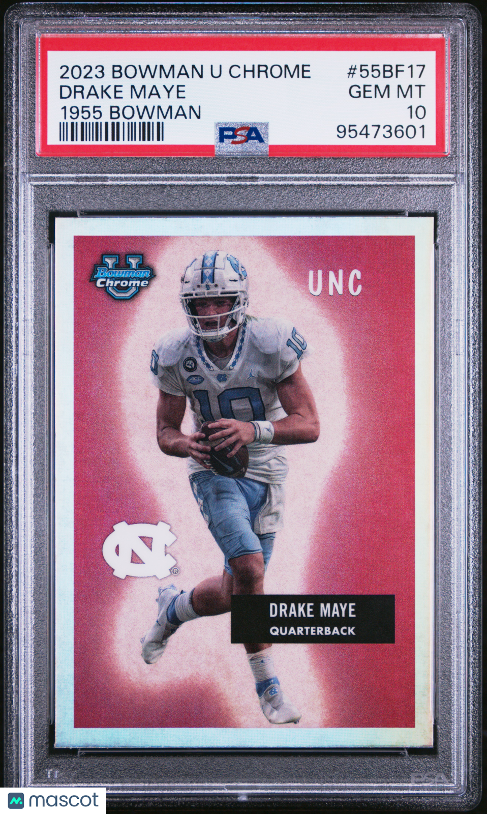 2023 Bowman University Chrome 1955 Bowman Drake Maye PSA 10
