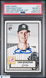 2026 Topps Cam Schlittler 1952 Topps Rookie Var PSA 8