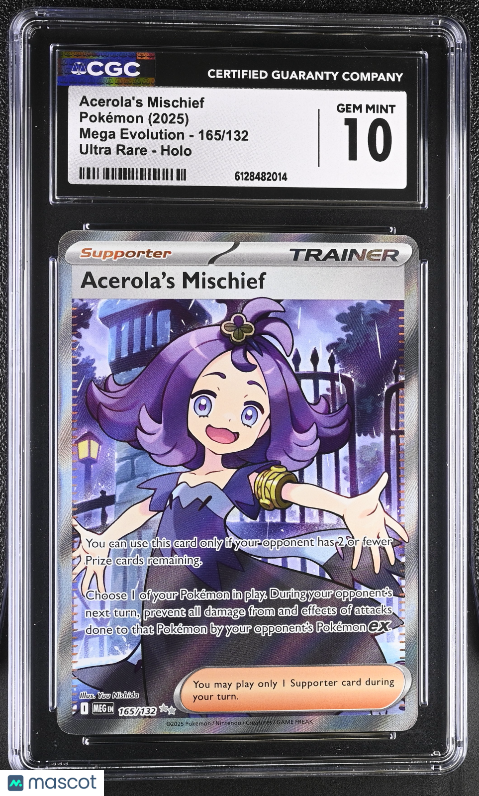 2025 Mega Evolution Acerola's Mischief CGC 10