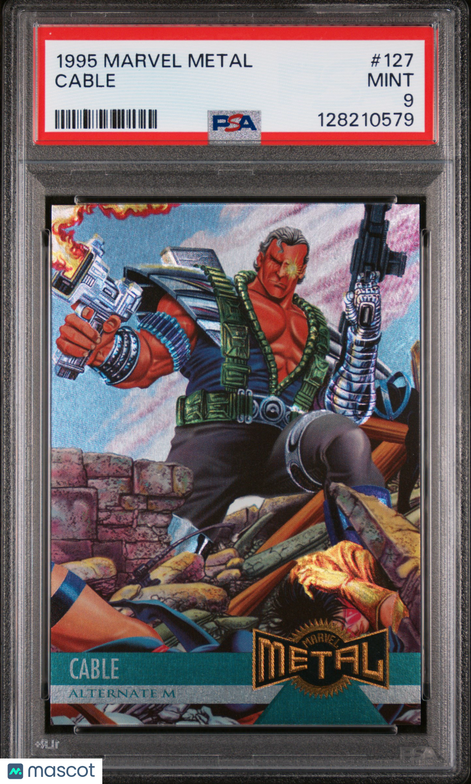1995 Marvel Metal Cable PSA 9