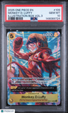 2025 One Piece Promos Monkey D. Luffy Illustration Box Vol.3 PSA 10