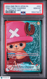 2024 One Piece Op08-Two Legends Tony Tony Chopper Alternate Art PSA 10
