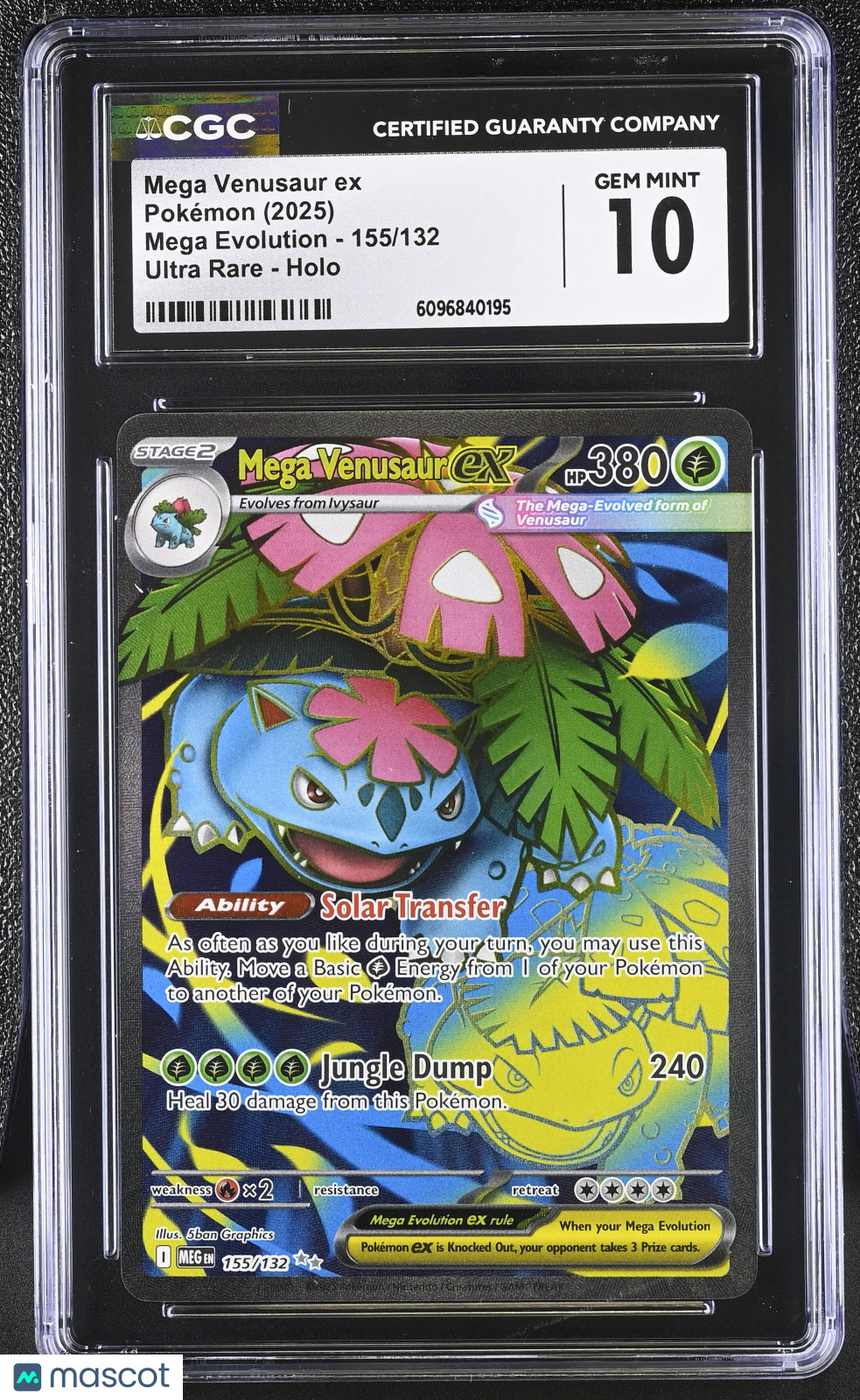 2025 Mega Evolution Mega Venusaur ex CGC 10