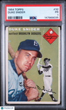 1954 Topps Duke Snider PSA 1