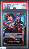 2025 One Piece Op12-Legacy Of The Master Silvers Rayleigh Alternate Art PSA 10