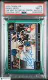 2024 Panini One Randy Moss One Mnt In Time Au-Green PSA 9