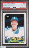 1989 Topps Traded Randy Johnson PSA 8