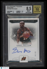 2017-18 Panini National Treasures Signatures Gary Payton/49 BGS 8.5