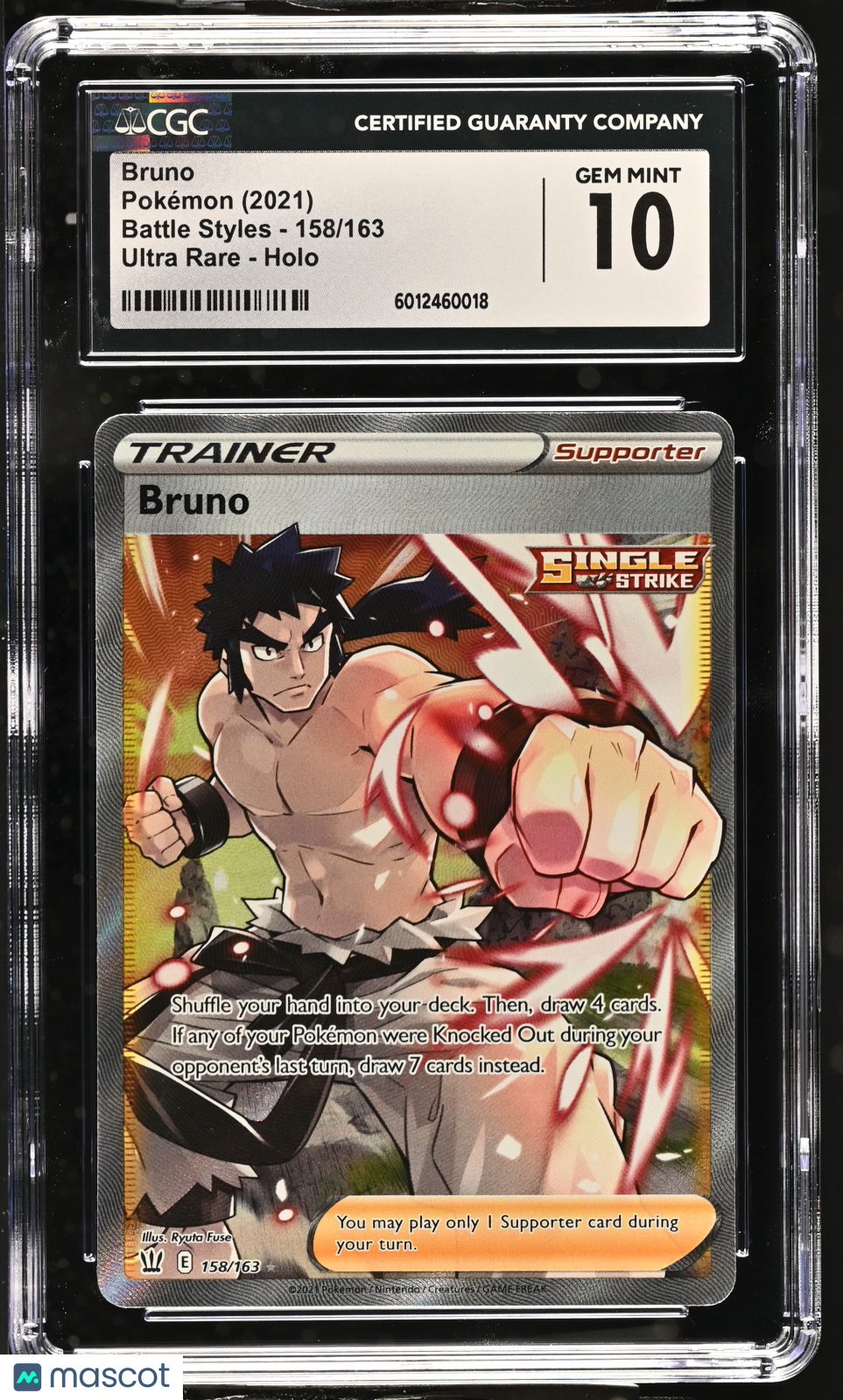 2021 Battle Styles Bruno CGC 10