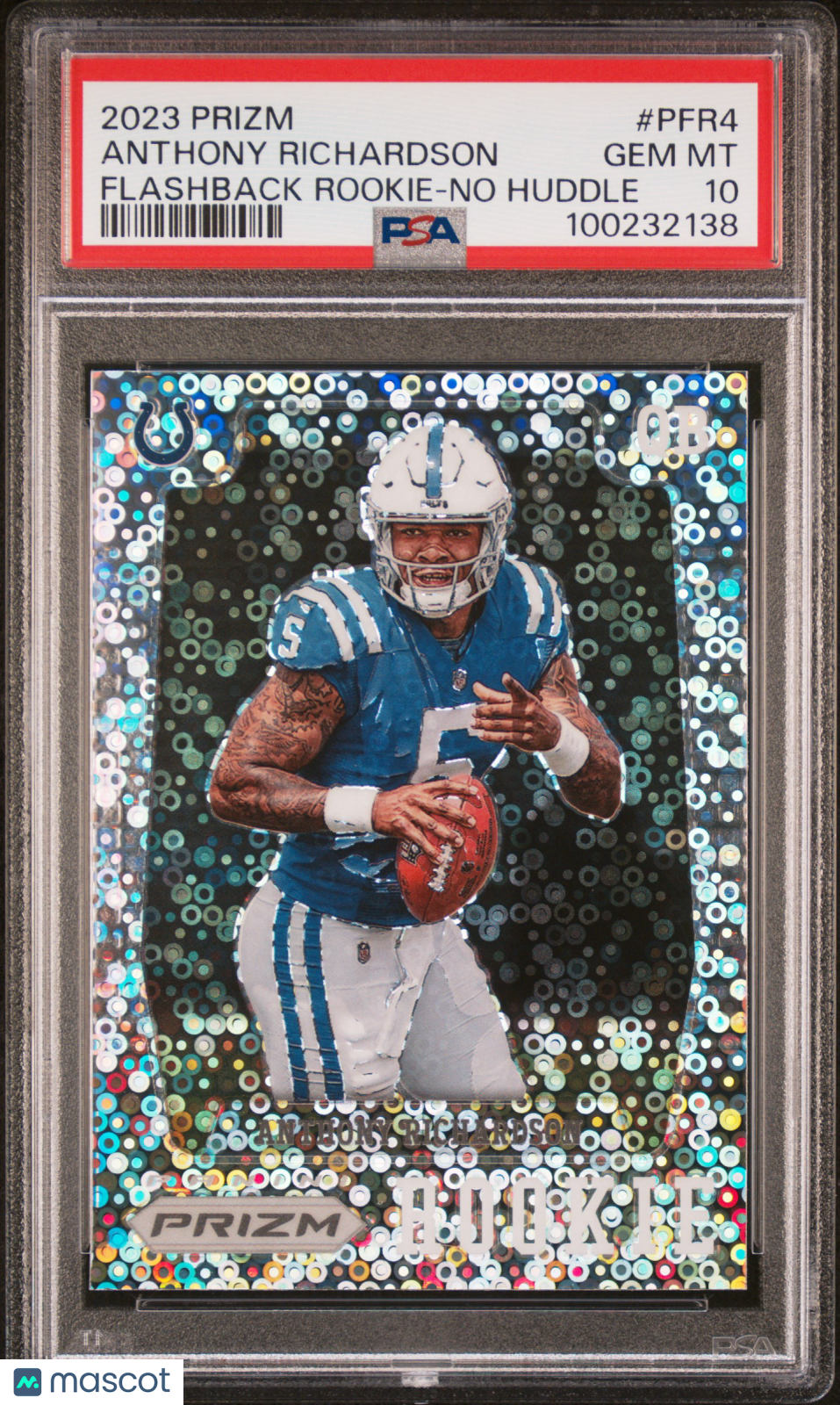 2023 Panini Prizm Flashback Rookie Anthony Richardson Rookie-No Huddle PSA 10