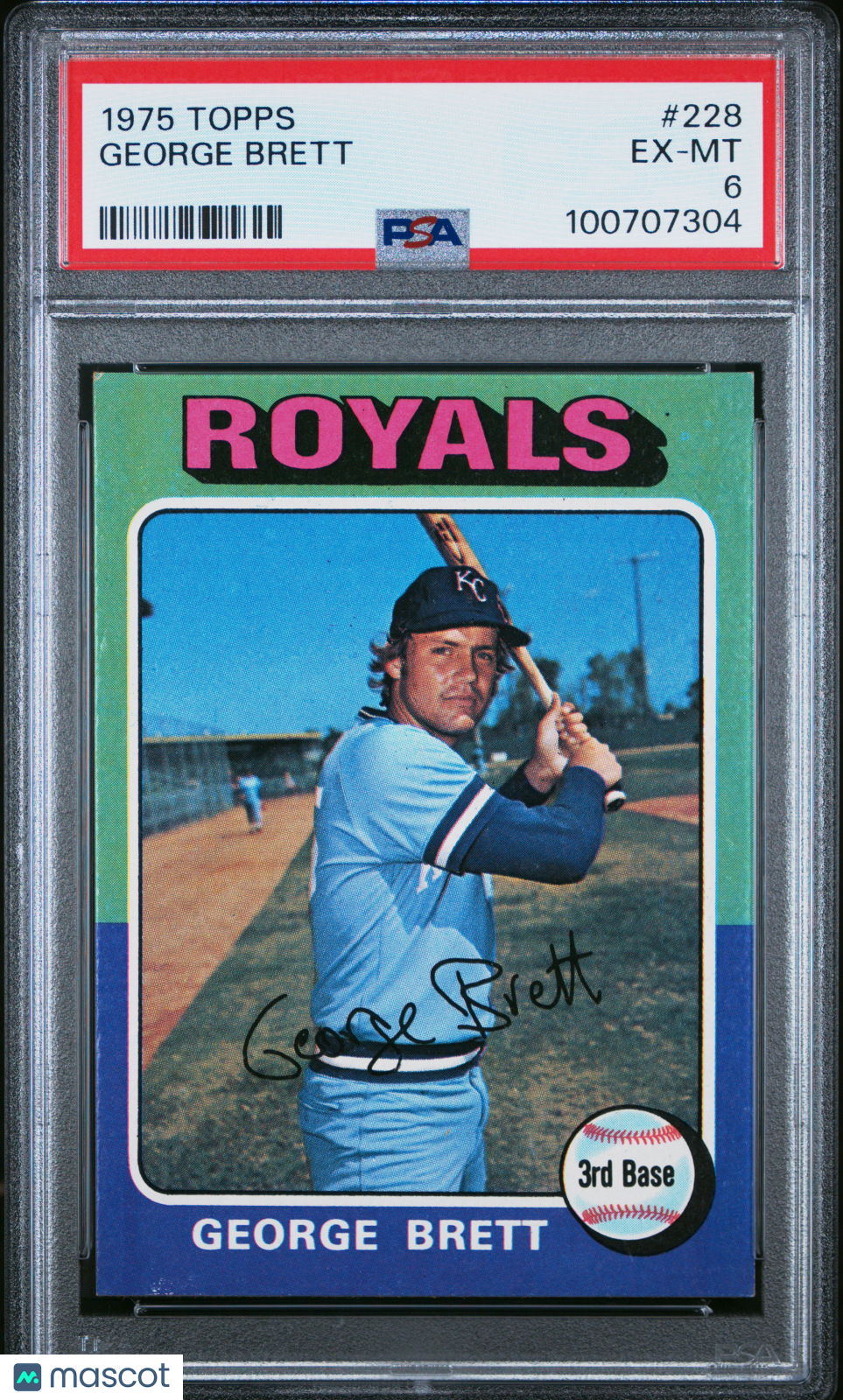 1975 Topps George Brett PSA 6