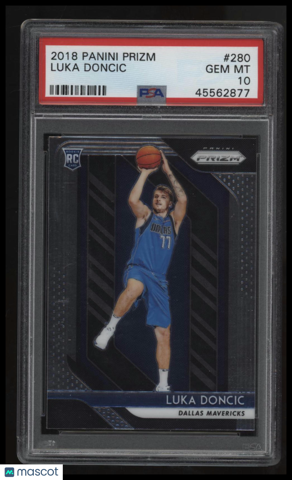 2018 Panini Prizm Luka Doncic PSA 10