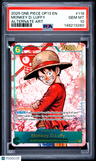 2025 One Piece Op13-Carrying On His Will Monkey D. Luffy Alternate Art PSA 10