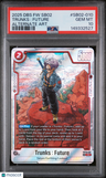 2025 DBS Fusion World Manga Booster 02 Trunks : Future Alternate Art PSA 10