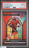 2022 Panini Mosaic Glass Mosaic Ja'Marr Chase Glass Mosaic PSA 10