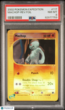 2002 Pokemon Expedition Machop-Rev.Foil PSA 8