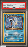 2000 Pokemon Rocket Dark Blastoise PSA 10