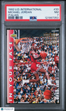 1992 Upper Deck International Michael Jordan Italian PSA 7