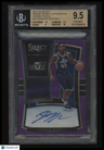 2017-18 Select Rookie Jersey Autographs Prizms Purple Donovan Mitchell BGS 9.5