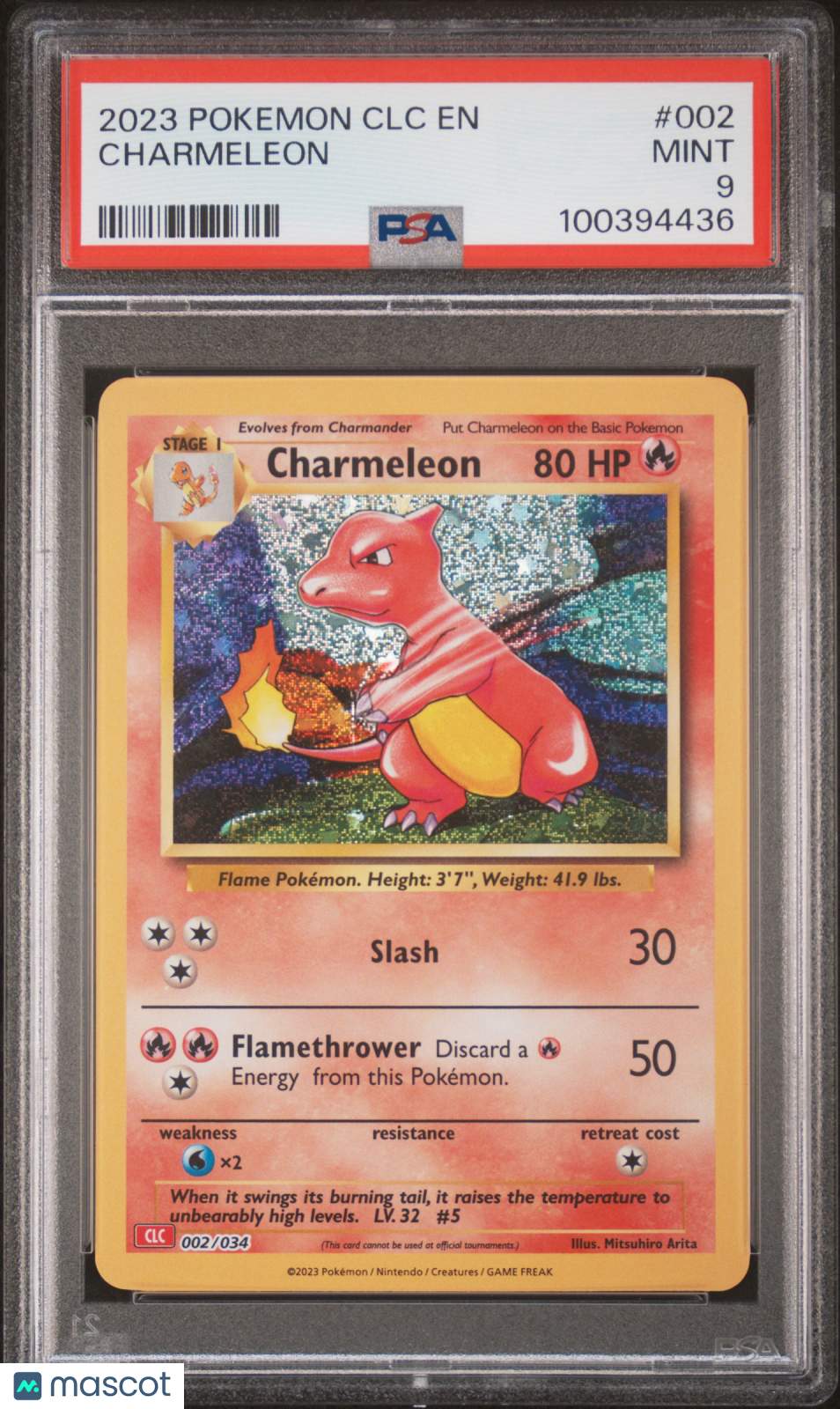 2023 Pokemon Clc-Trading Card Game Classic Charmeleon PSA 9