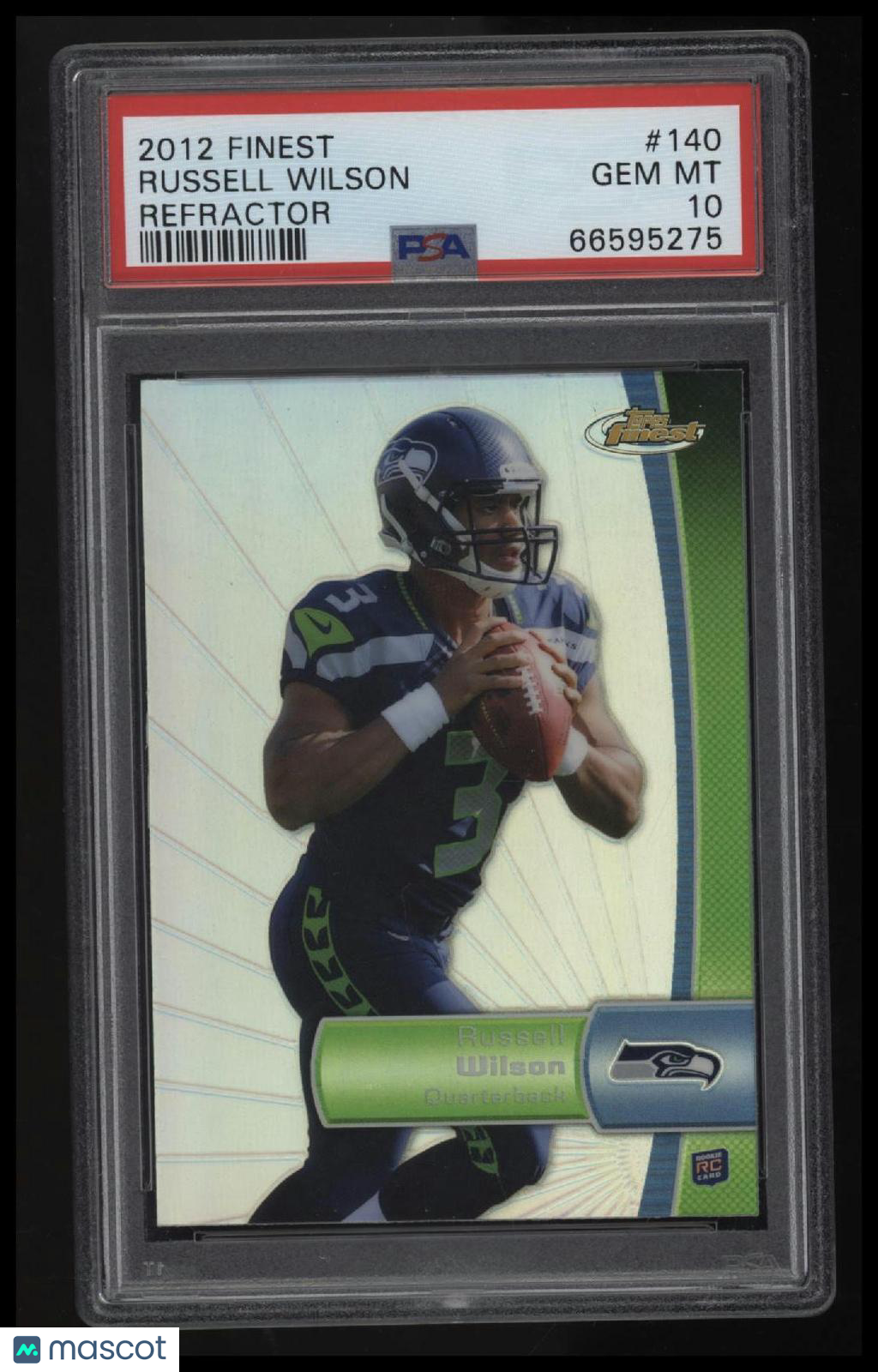 2012 Finest Russell Wilson Refractor PSA 10