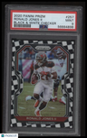 2020 Panini Prizm #257 Ronald Jones Ii Black & White Checker PSA 9