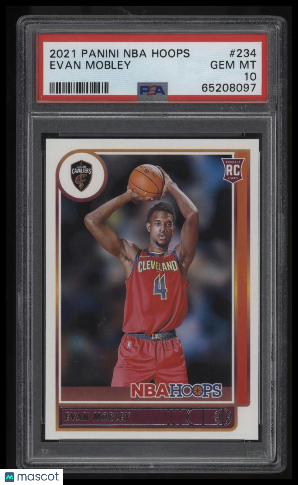 2021 Panini NBA Hoops Evan Mobley PSA 10