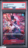 2025 One Piece English Version 2nd Anniversary Set Shanks PSA 9