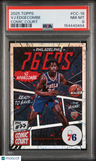 2025 Topps Comic Court Vj Edgecombe PSA 8