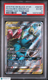 2019 Pokemon Sm Black Star Promo Fa/Celebi & Venusr.Gx Promo-Tag Team Tins PSA 6