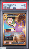 2025 Pokemon Dri En-Destined Rivals Rocket'S Crobat Ex Hyper Rare PSA 10