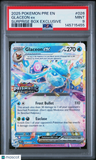 2025 Pokemon Pre En-Prismatic Evolutions Glaceon Ex Surprise Box Exclusive PSA 9