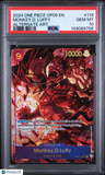 2024 One Piece Op09-Emperors In The New World Monkey D. Luffy Alt Art PSA 10