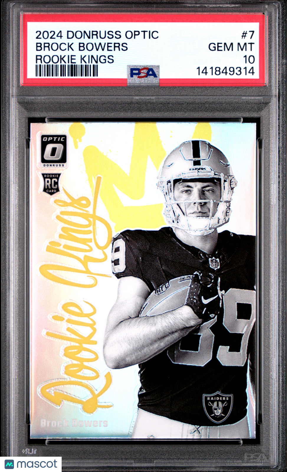 2024 Panini Donruss Optic Rookie Kings Brock Bowers PSA 10