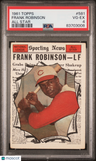 1961 Topps #581 Frank Robinson All Star PSA 4