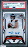 2024 Topps Resurgence Rookie Signatures Bo Nix White Surge PSA 10