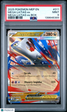 2025 Pokemon Mep En-Me Black Star Promo Mega Latias Ex Mega Latias Ex Box PSA 9