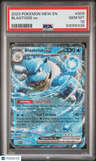 2023 Pokemon Mew En-151 Blastoise Ex PSA 10