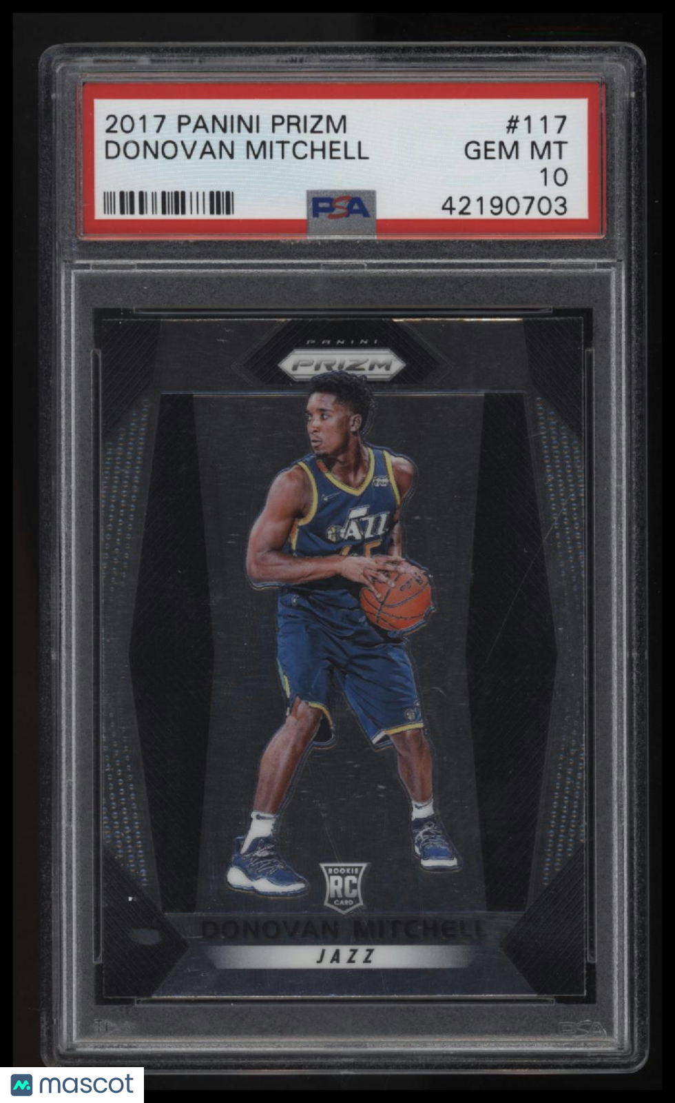 2017 Panini Prizm Donovan Mitchell PSA 10